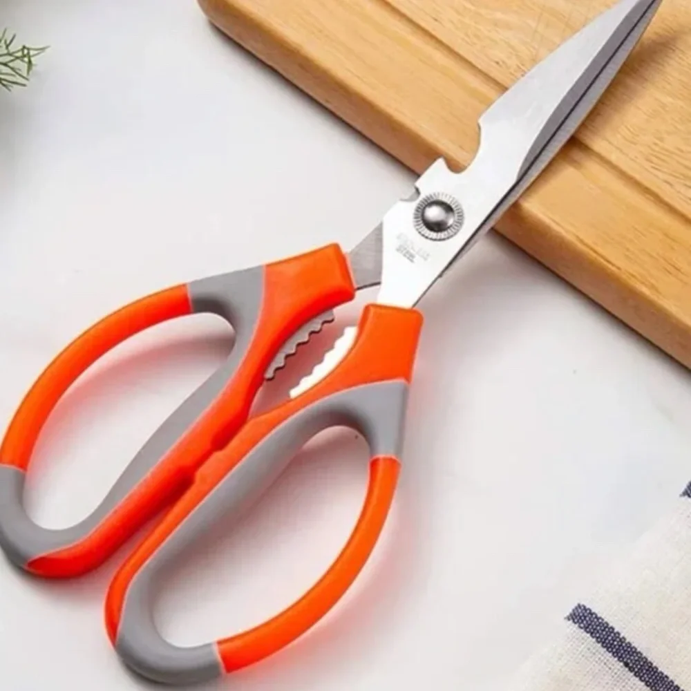 NWT Multifunctional Ultra Sharp Stainless Steel Kitchen Scissors!